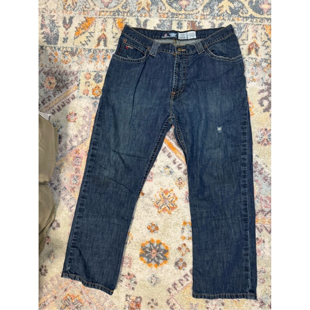 LAPCO FR Flame Resistant Jeans 36x30 Relaxed Fit Work Pants NFPA 70E CAT 2